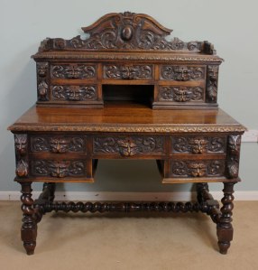 09877r1_Antique_Victorian_Carved_Oak_Desk__Green_Man__London__Cambridge._