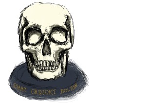 Skull of Isaac Gregory Bolton